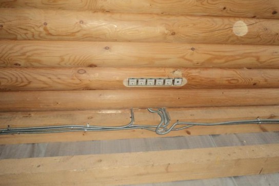 Монтаж скрытой электрики в деревянном доме — Фото 755